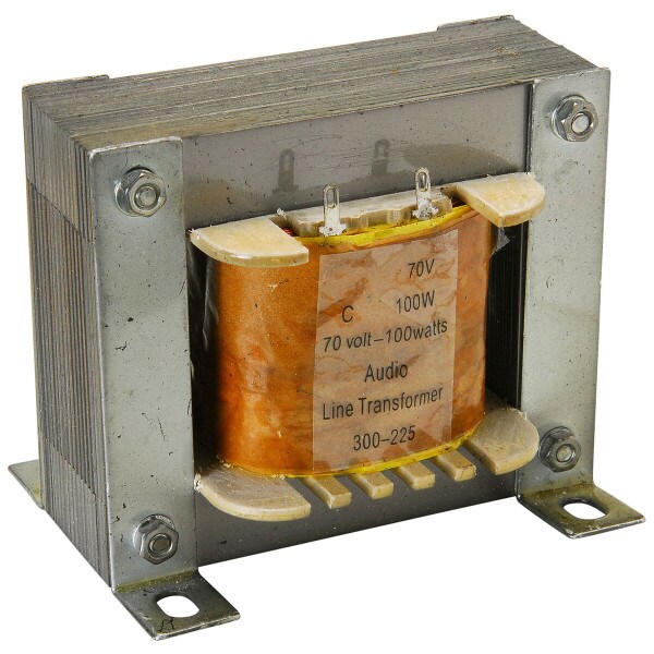 Main product image for 70V 100W High Power Line Matching Transformer 300-225